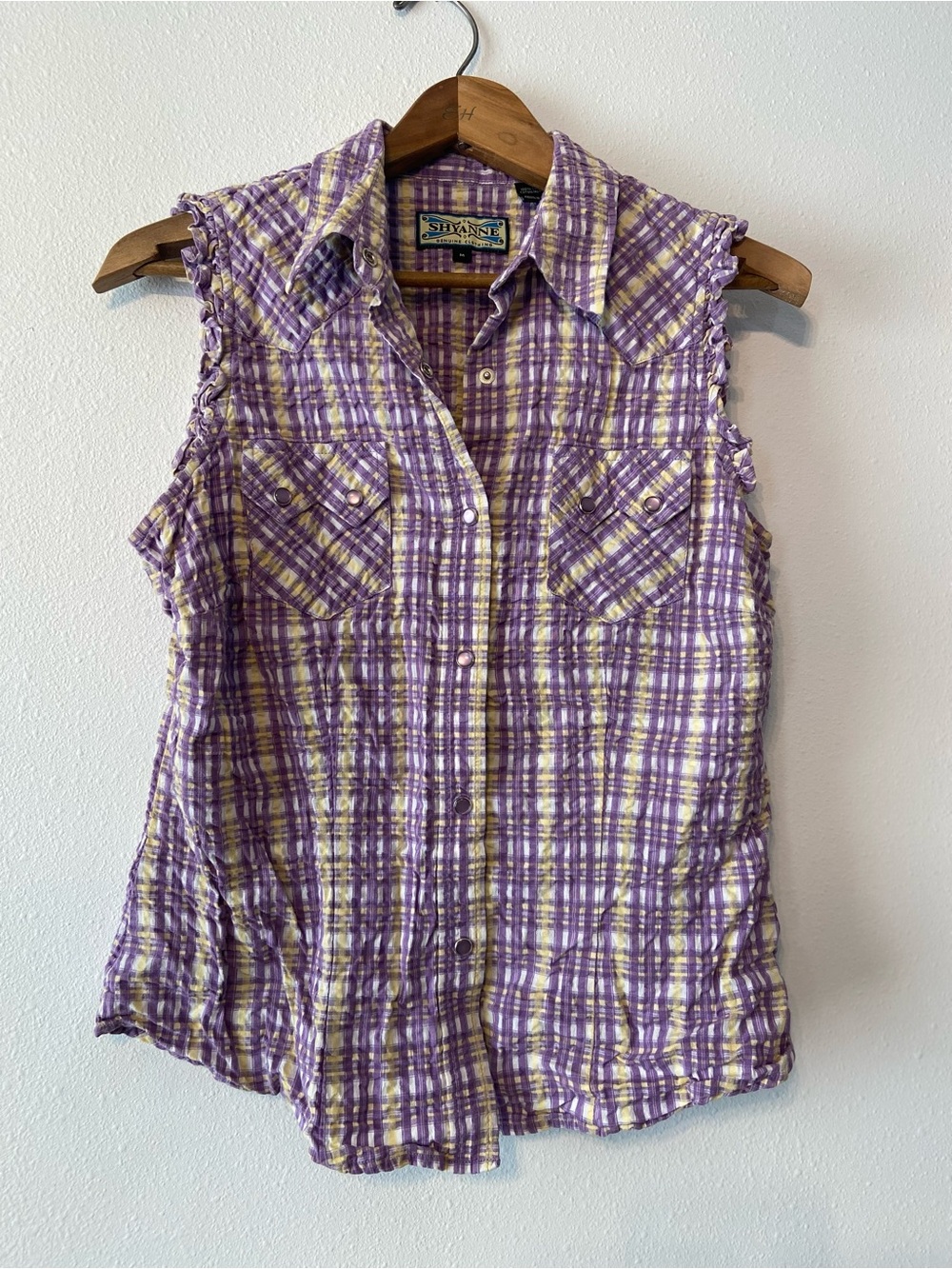 Shyanne Sleeveless Western Button Down Shirt